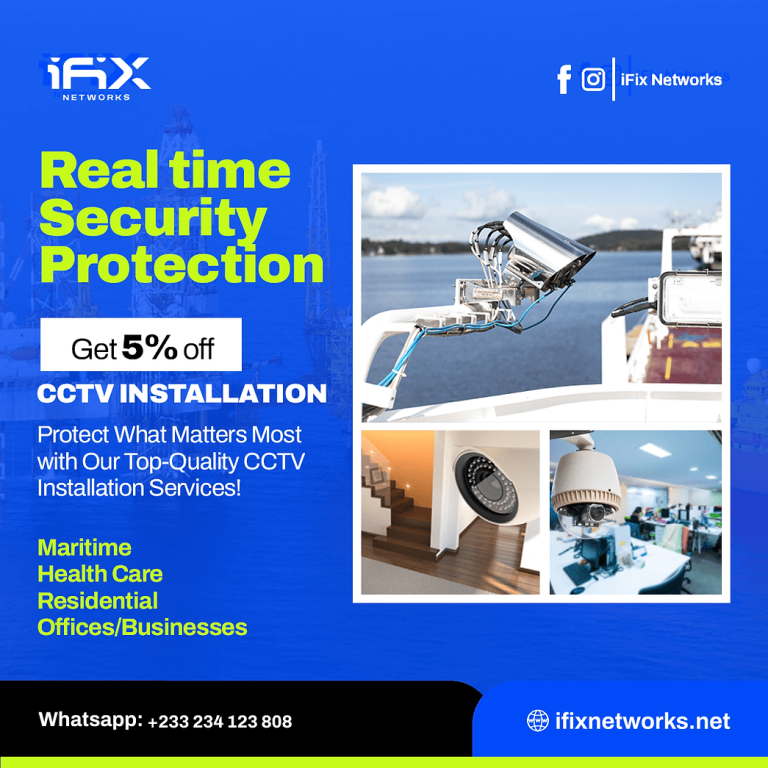 Ghana campaign design for CCTV Installation